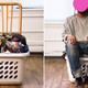 Illustration for article titled The Hamper Chair Is Your New Best Excuse For Never Doing Laundry